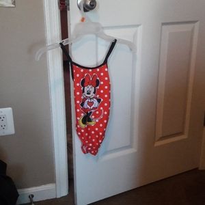 Minnie Mouse Girls Bathing suit NWOT